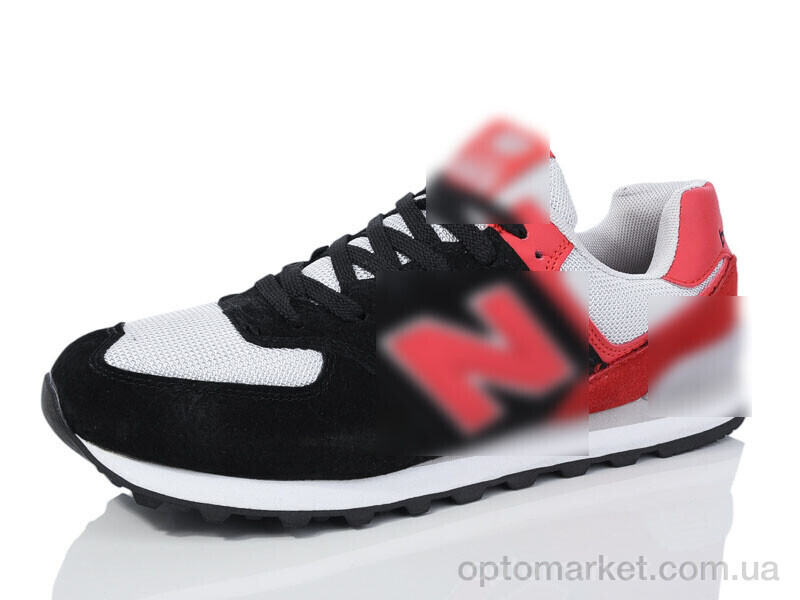 Купить Кросівки чоловічі A231-3 N.w balance чорний, фото 1