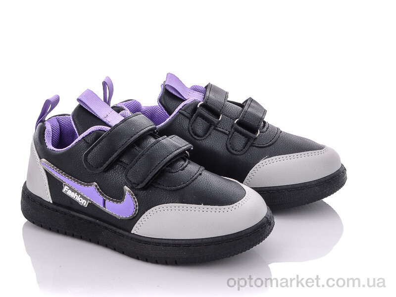 Купить Кросівки дитячі A231B purple ASHIGULI чорний, фото 1