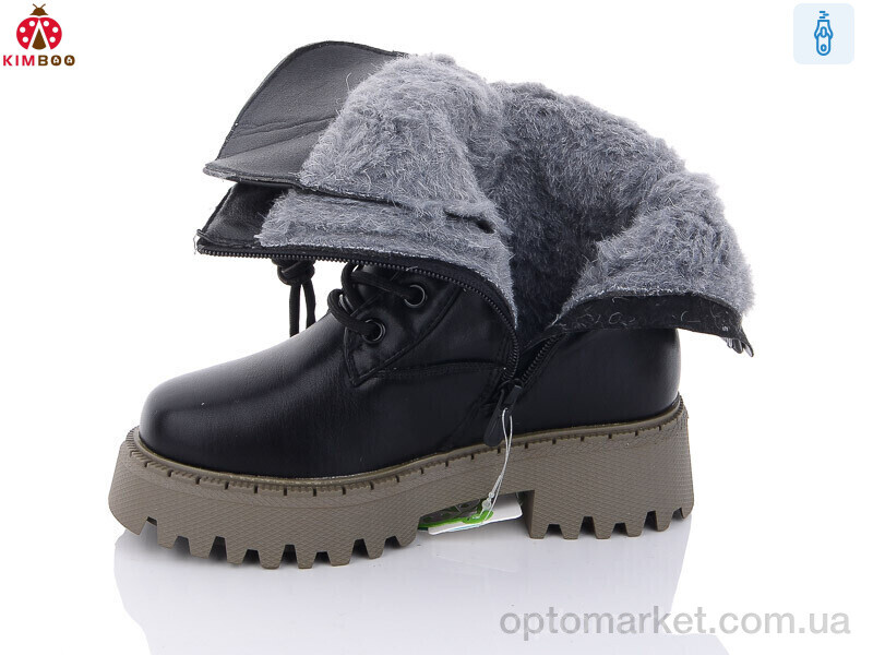 Купить Черевики дитячі A2323-3K Kimbo-o чорний, фото 2