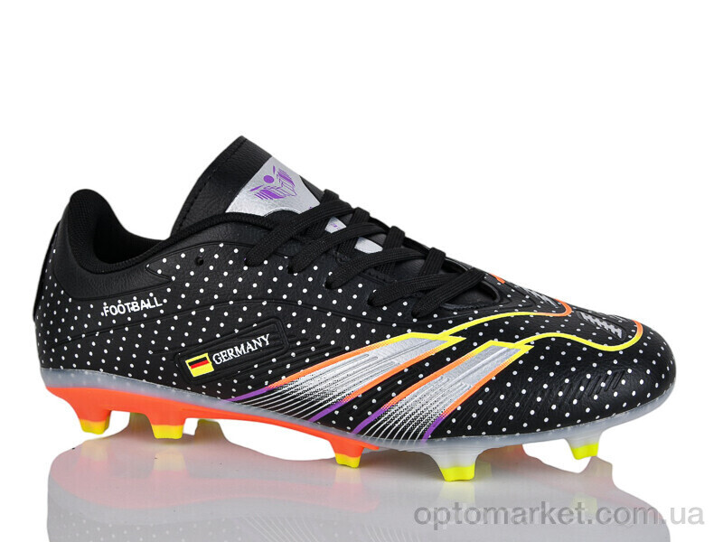 Купить Футбольне взуття чоловічі A2331-1H Demax чорний, фото 1