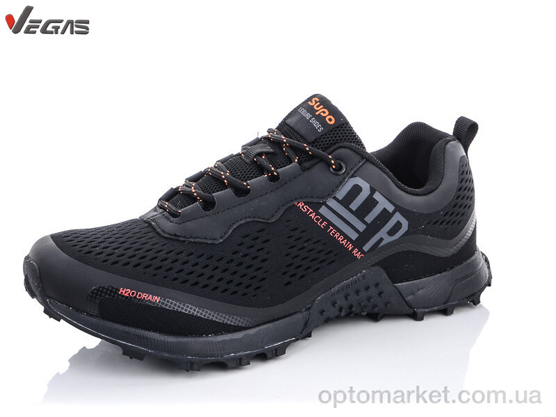 Купить Кросівки чоловічі A2341-3 Supo чорний, фото 1