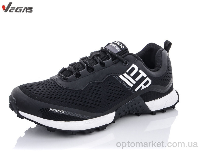 Купить Кросівки чоловічі A2341-6 Supo чорний, фото 1