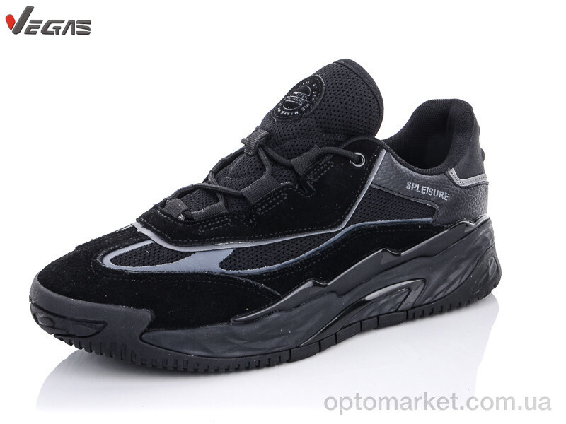 Купить Кросівки чоловічі A2347-1 Supo чорний, фото 1