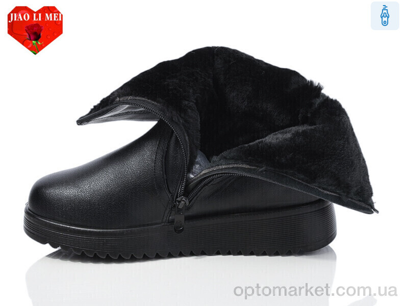 Купить Чоботи жіночі A236 Jiao Li Mei чорний, фото 2