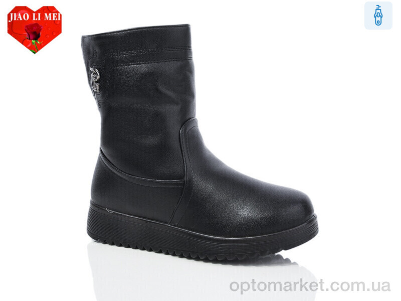 Купить Чоботи жіночі A239 Jiao Li Mei чорний, фото 1