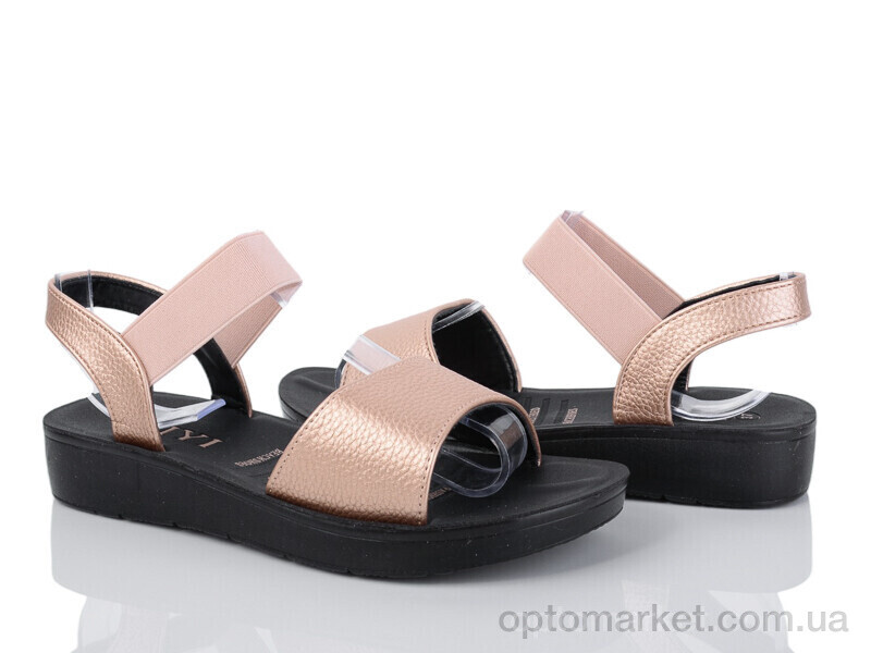 Купить Босоніжки жіночі A24-4 YiYi бронзовий, фото 1