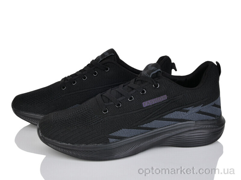 Купить Кросівки чоловічі A2408 black Lion-Lu чорний, фото 1