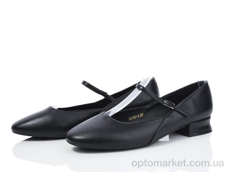 Купить Туфлі жіночі A242-1 Loretta чорний, фото 1