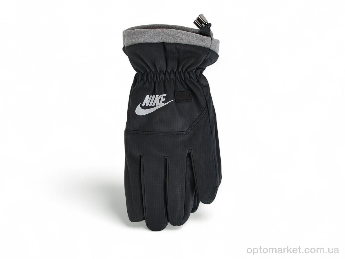Купить Рукавички чоловічі A244 black N.ke чорний, фото 2
