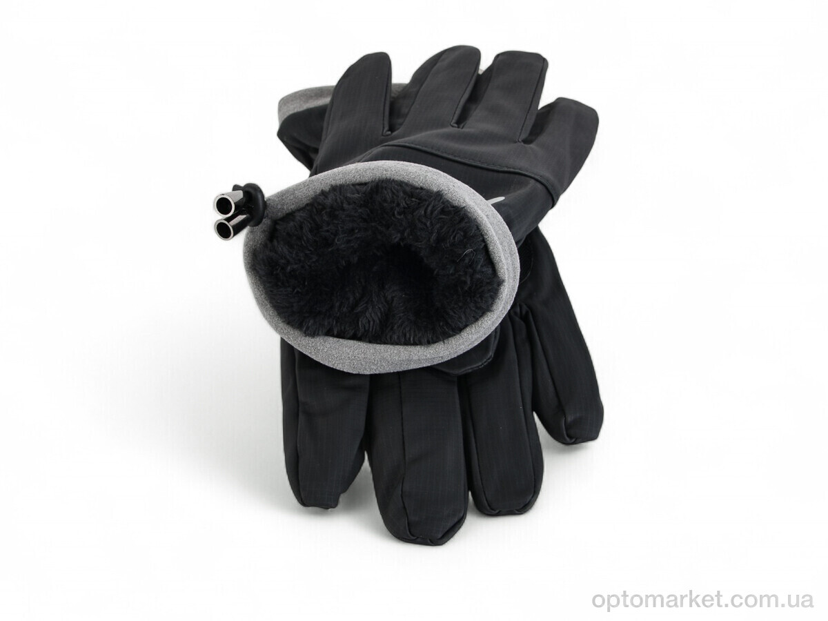 Купить Рукавички чоловічі A244 black N.ke чорний, фото 3