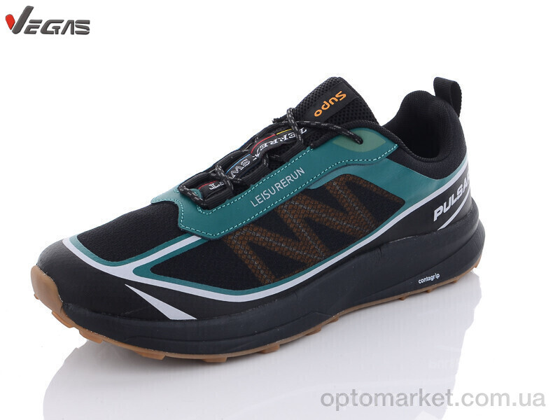 Купить Кросівки чоловічі A2483-6 Supo чорний, фото 1