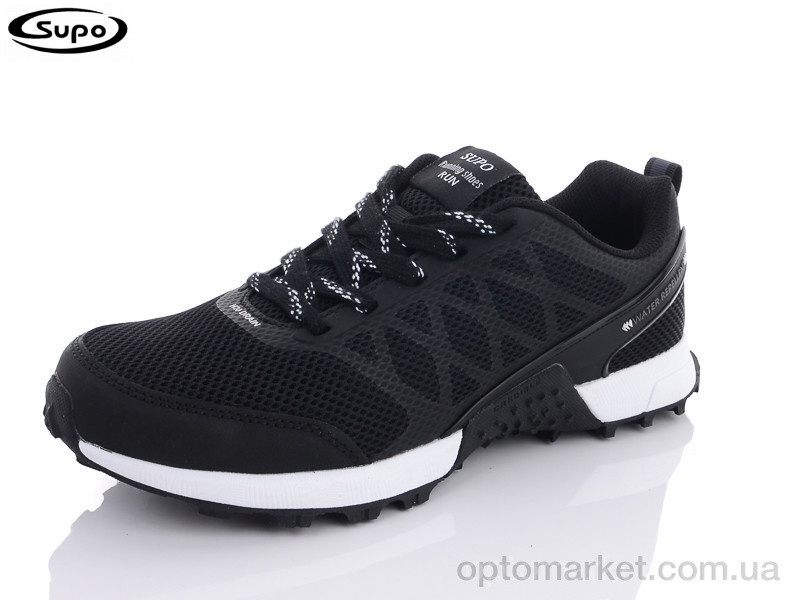 Купить Кросівки чоловічі A2488-6 Supo чорний, фото 1
