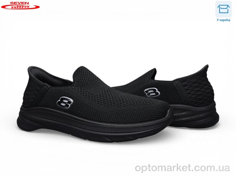 Купить Кросівки чоловічі A25-1 піна Seven чорний, фото 1