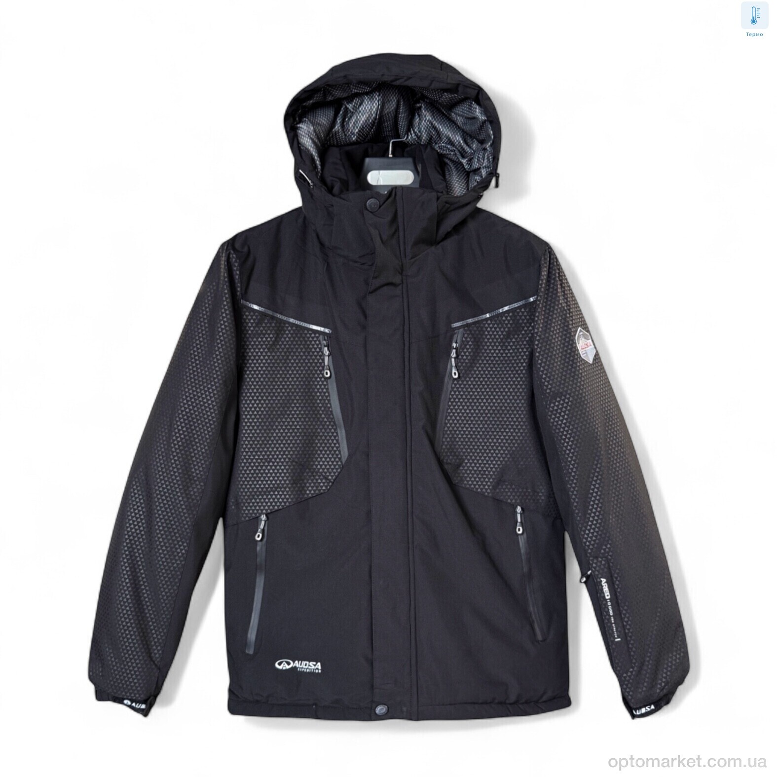 Купить Куртка чоловічі A25021-6 black Audsa чорний, фото 1