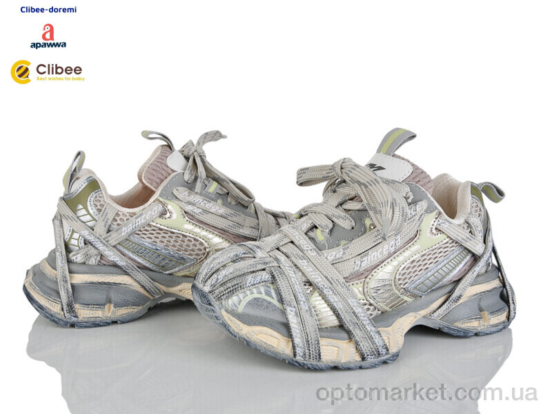 Купить Кросівки дитячі A250662 beige Apawwa бежевий, фото 1