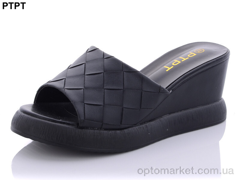 Купить Шльопанці жіночі A251-1 PTPT чорний, фото 1