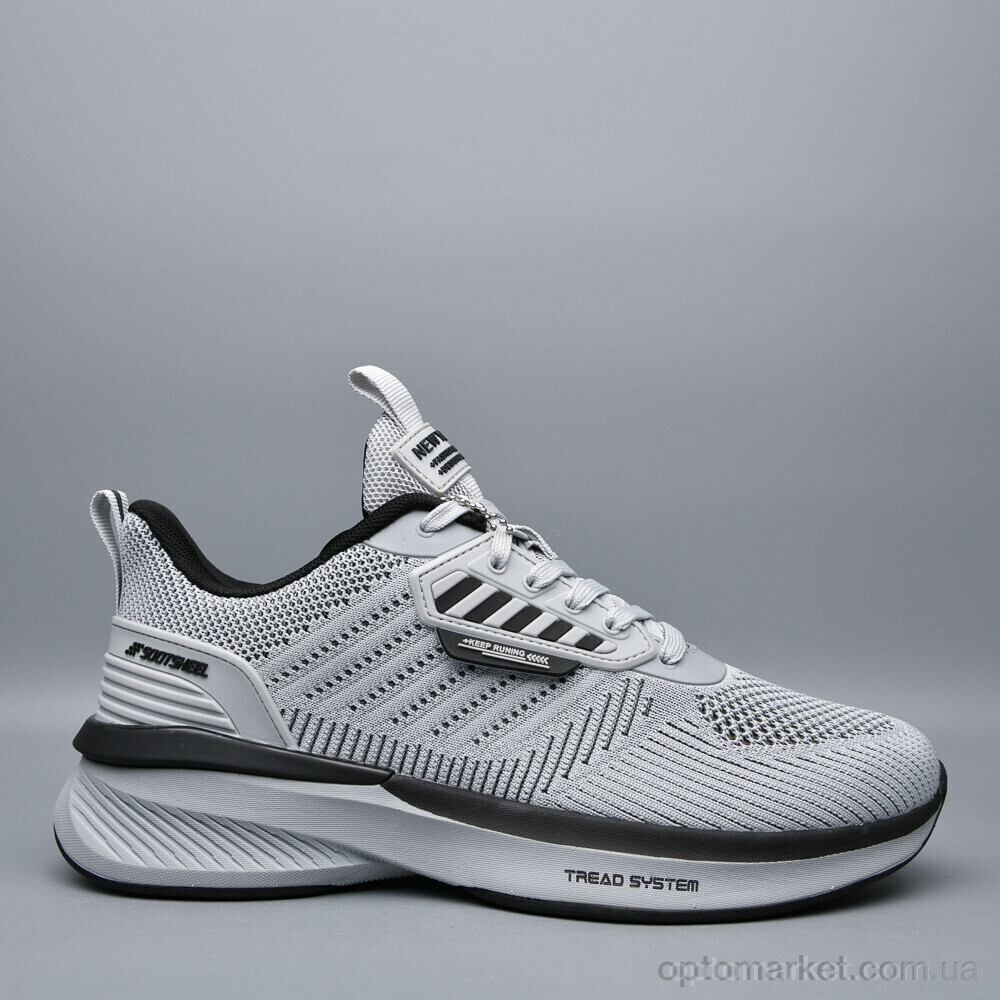 Купить Кросівки чоловічі A253-6 New Yike сірий, фото 2