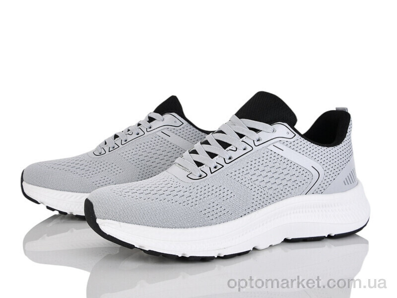 Купить Кросівки чоловічі A255-2 піна Run Life сірий, фото 1