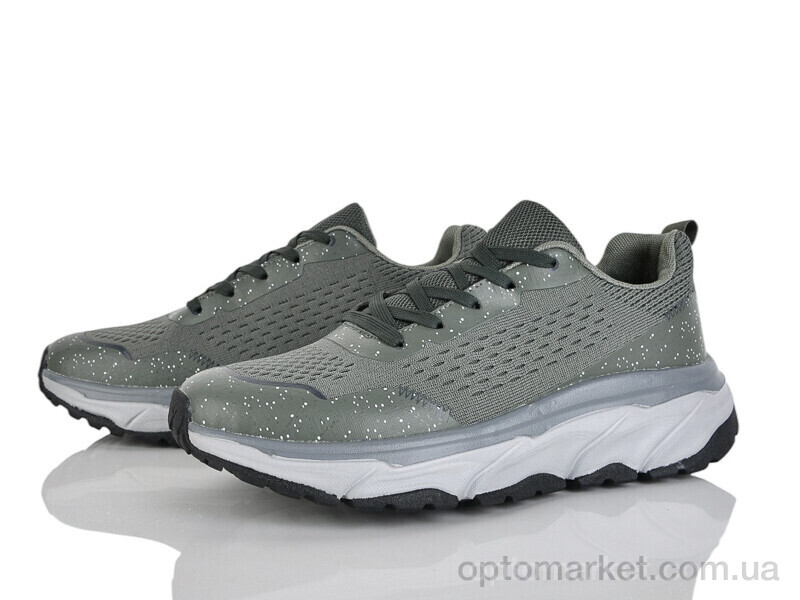 Купить Кросівки чоловічі A256-3 піна Run Life зелений, фото 1