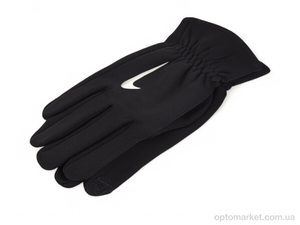 Купить Рукавички чоловічі A26-NK1 black Number one чорний, фото 2