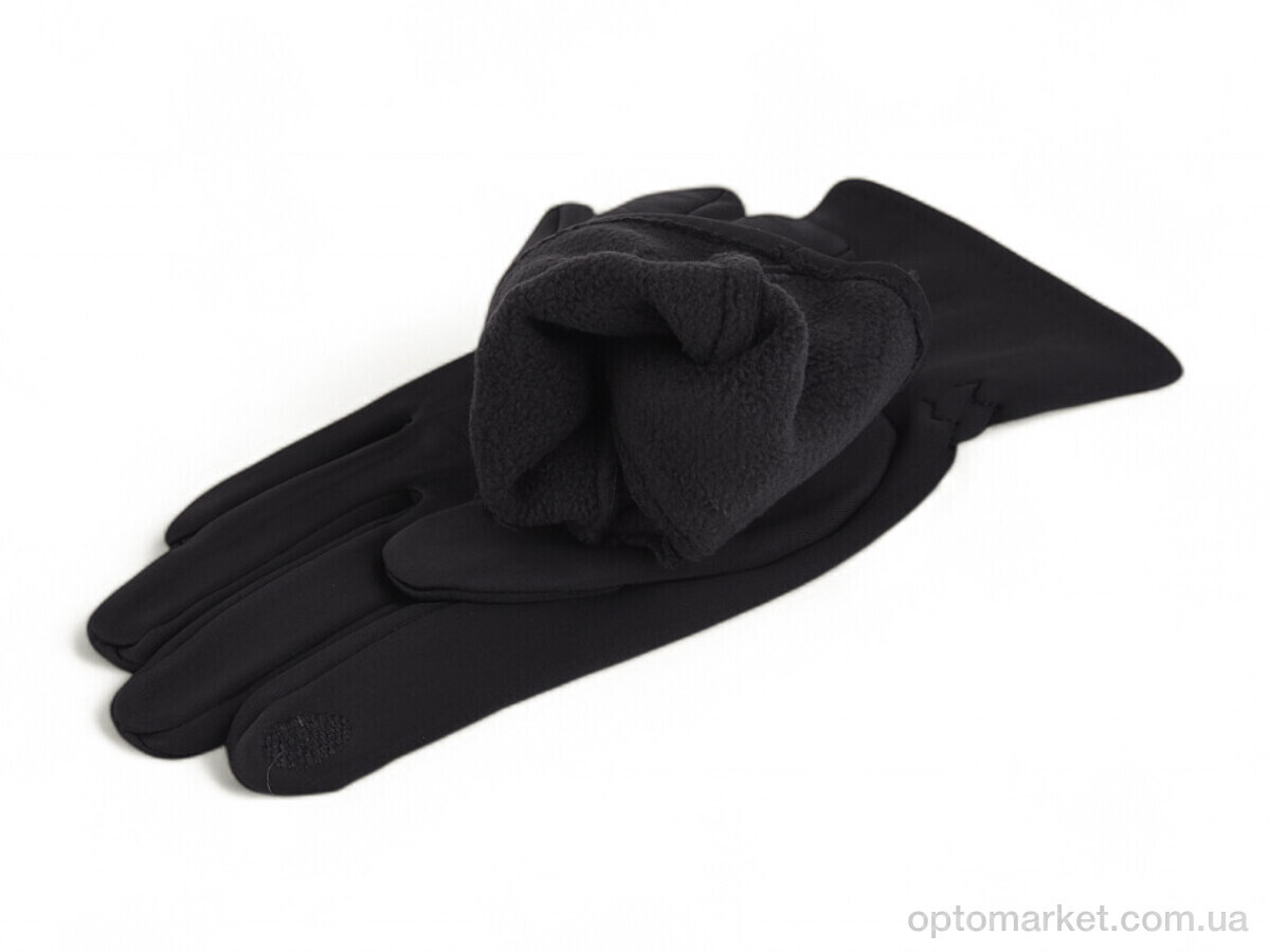 Купить Рукавички чоловічі A26-NK1 black Number one чорний, фото 3