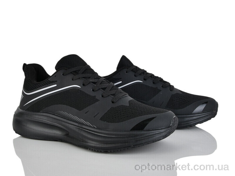 Купить Кросівки чоловічі A260-1 піна Run Life чорний, фото 1