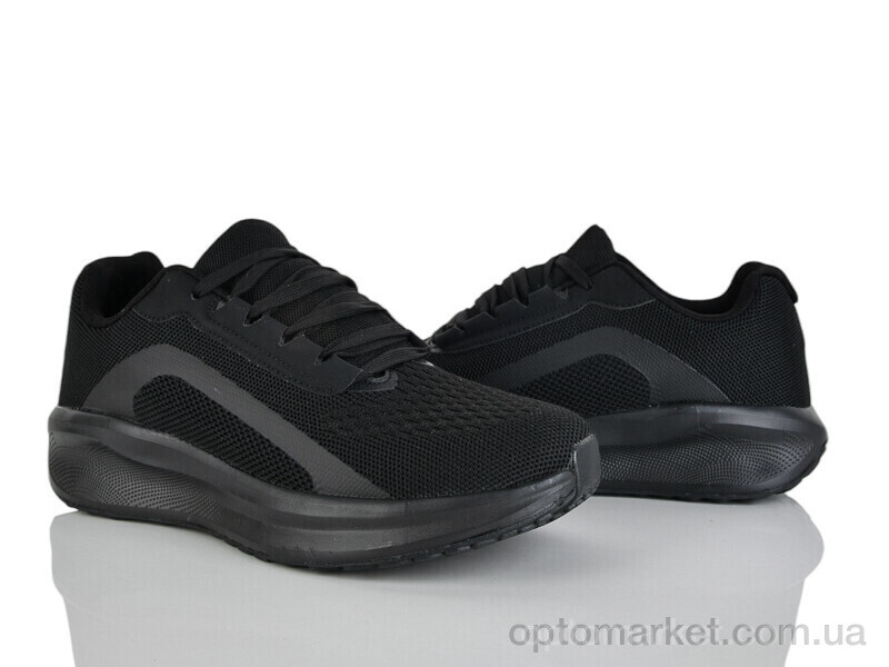 Купить Кросівки чоловічі A263-1 піна Run Life чорний, фото 1