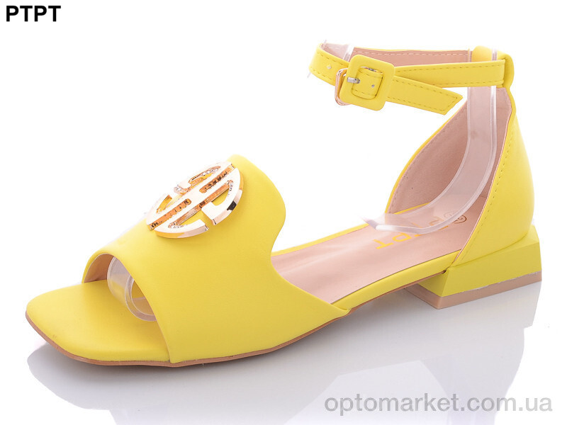 Купить Босоніжки жіночі A263-5 PTPT жовтий, фото 1