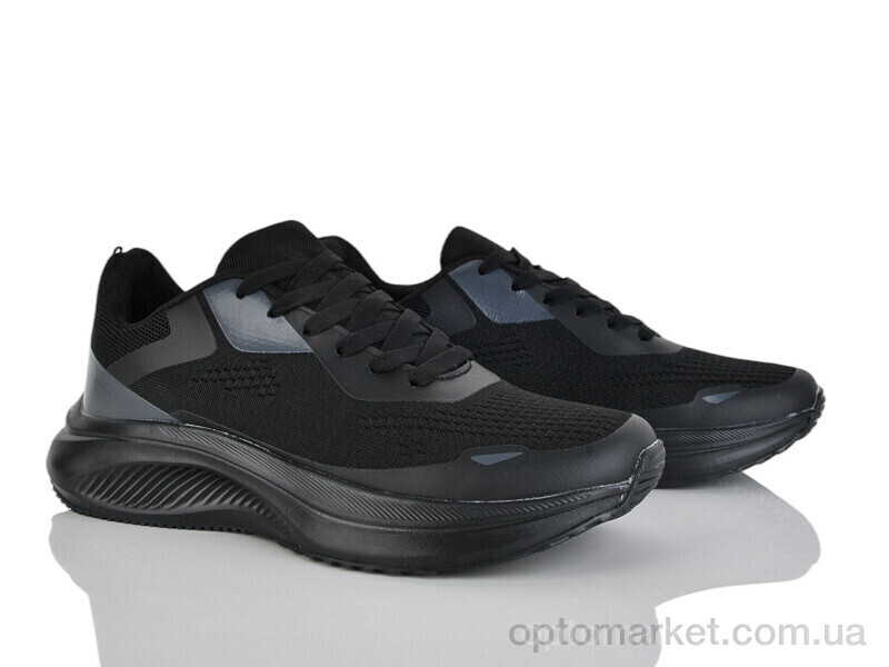 Купить Кросівки чоловічі A265-1 піна Run Life чорний, фото 1