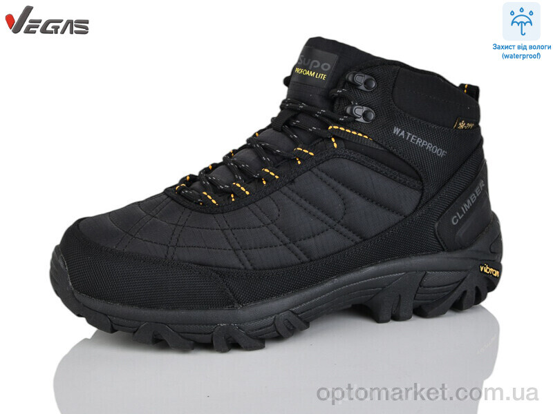 Купить Кросівки чоловічі A2655-5 Vegas чорний, фото 1