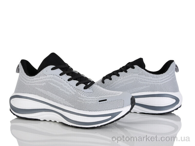 Купить Кросівки чоловічі A268-3 піна Run Life сірий, фото 1