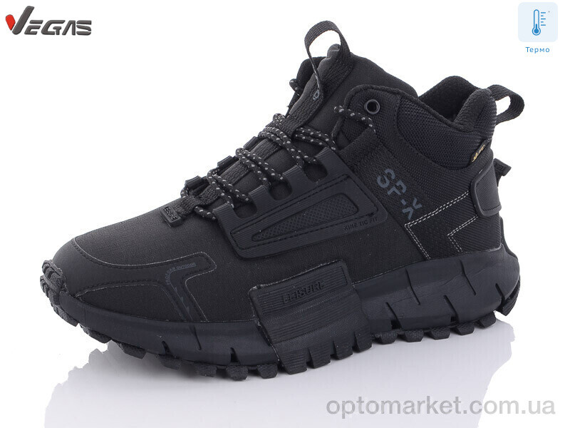 Купить Черевики чоловічі A2681-1 термо Supo чорний, фото 1