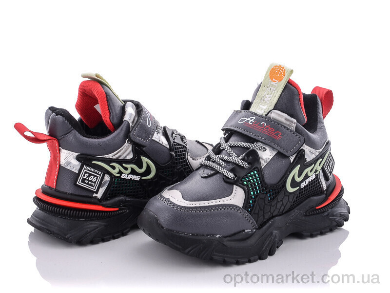 Купить Кросівки дитячі A268B red Мифер сірий, фото 1