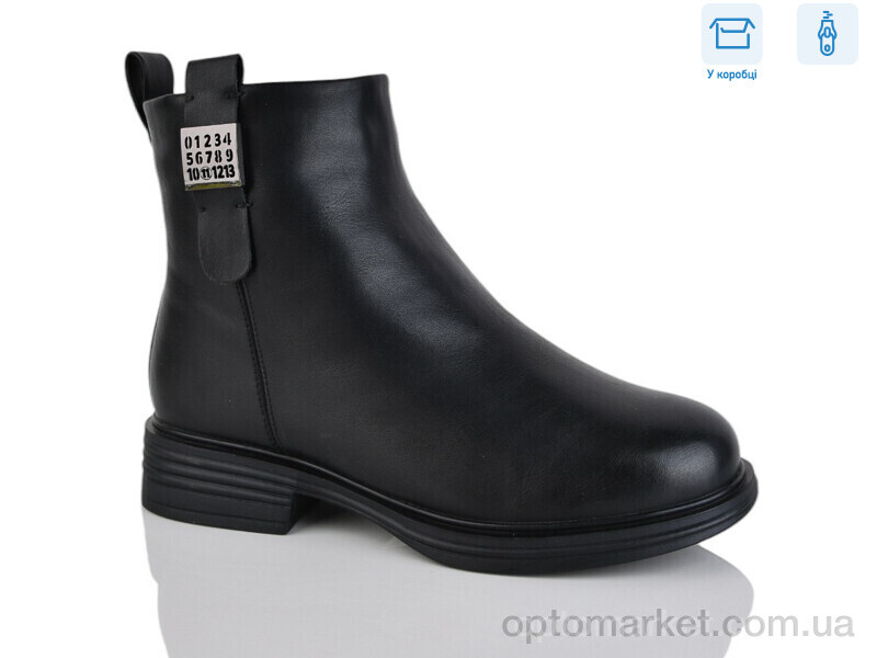 Купить Черевики жіночі A2692 Girnaive чорний, фото 1