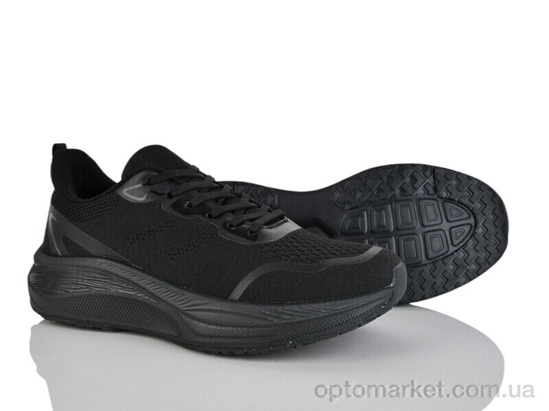 Купить Кросівки чоловічі A270-1 піна Run Life чорний, фото 1