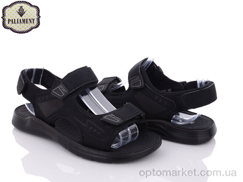 Купить Сандалі чоловічі A2721 Paliament чорний, фото 1