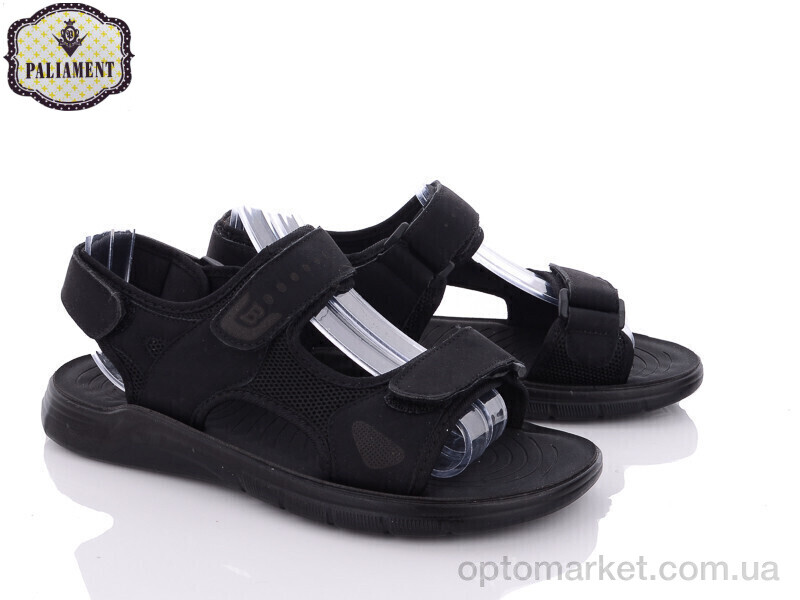 Купить Сандалі чоловічі A2722 Paliament чорний, фото 1