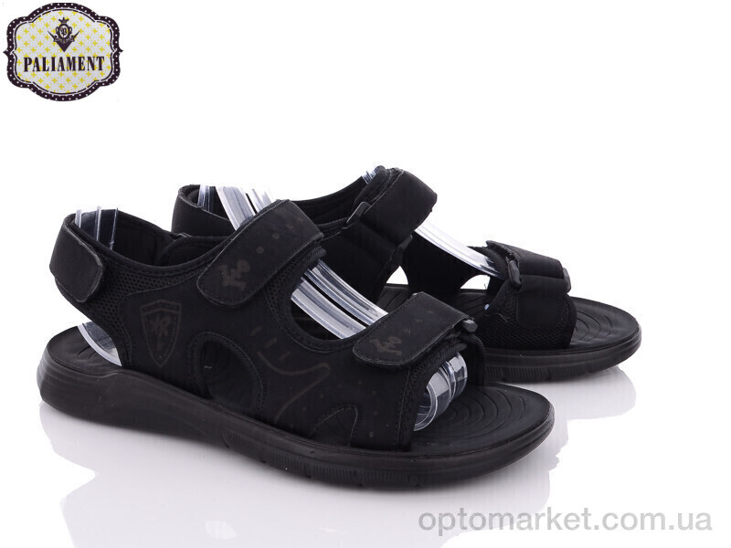 Купить Сандалі чоловічі A2723 Paliament чорний, фото 1