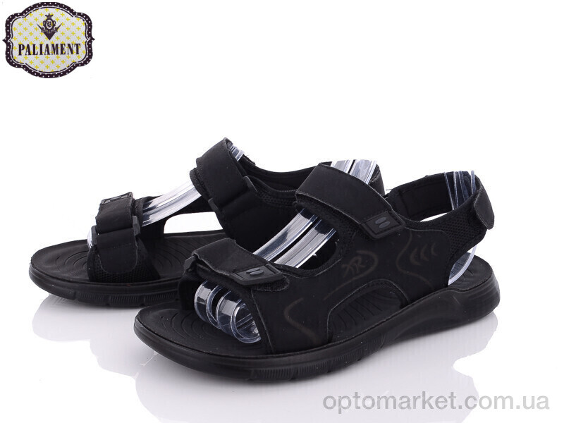 Купить Сандалі чоловічі A2725 Paliament чорний, фото 1