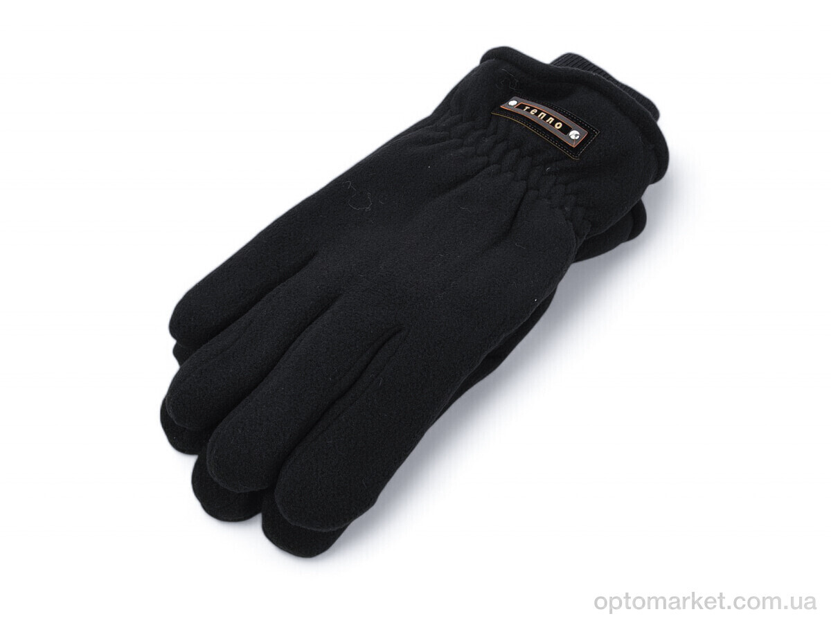 Купить Рукавички чоловічі A28-03 black Number one чорний, фото 1