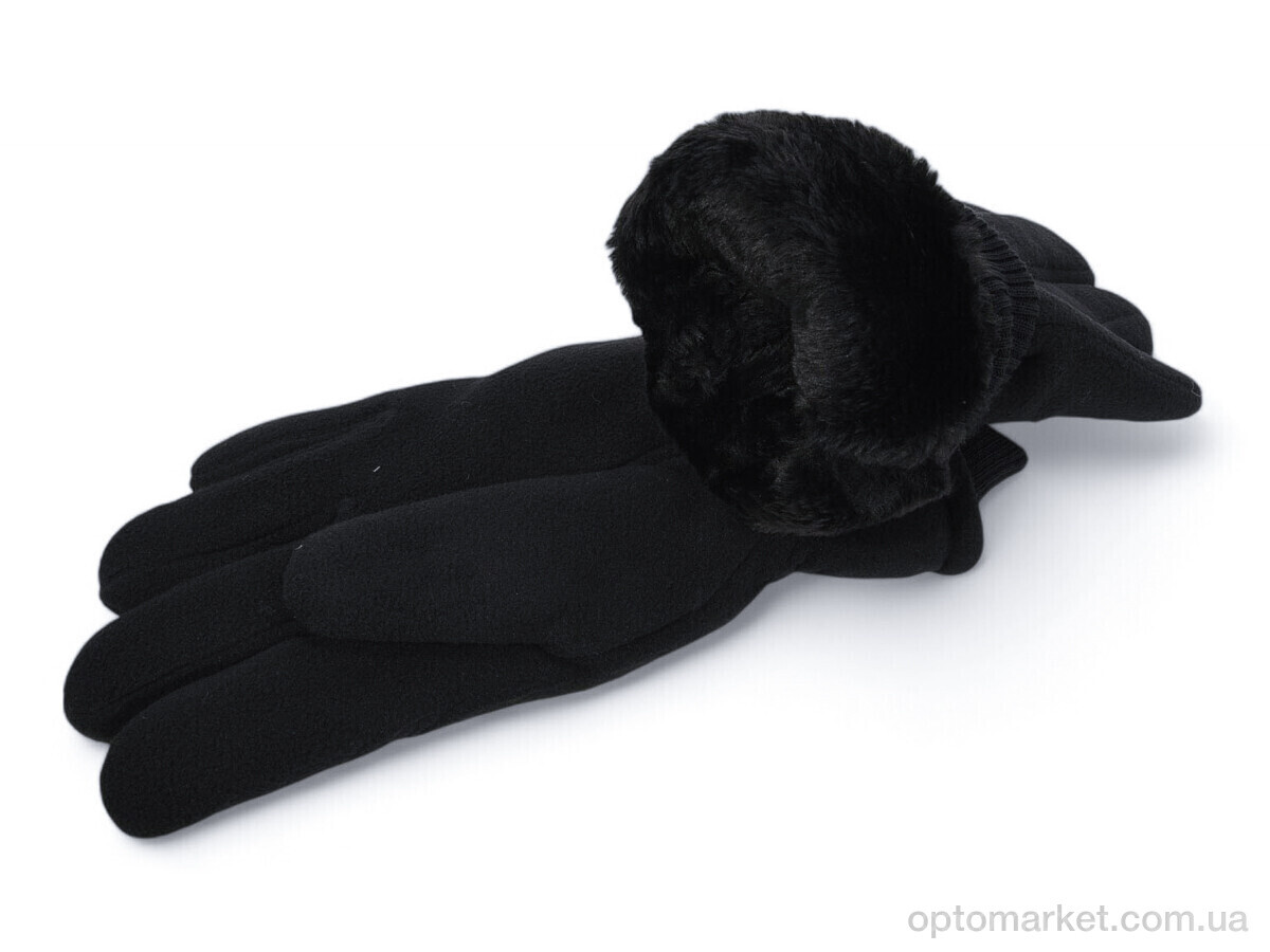 Купить Рукавички чоловічі A28-03 black Number one чорний, фото 2