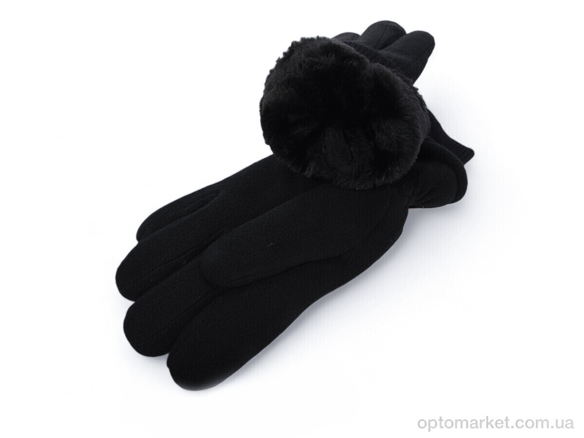 Купить Рукавички чоловічі A28-04 black Number one чорний, фото 2