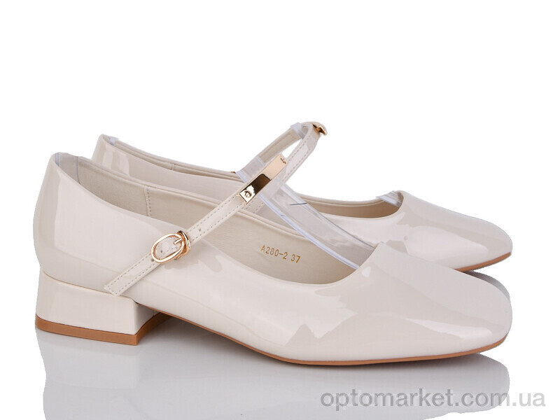 Купить Туфлі жіночі A280-2 Loretta бежевий, фото 1