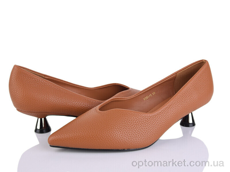 Купить Туфлі жіночі A281-2 Loretta коричневий, фото 1