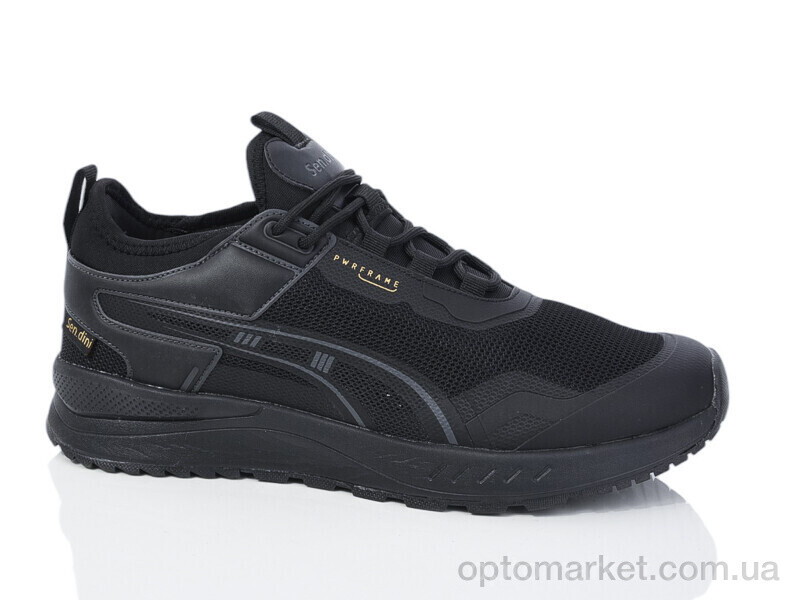 Купить Кросівки чоловічі A2827-1 Sen.dini чорний, фото 1