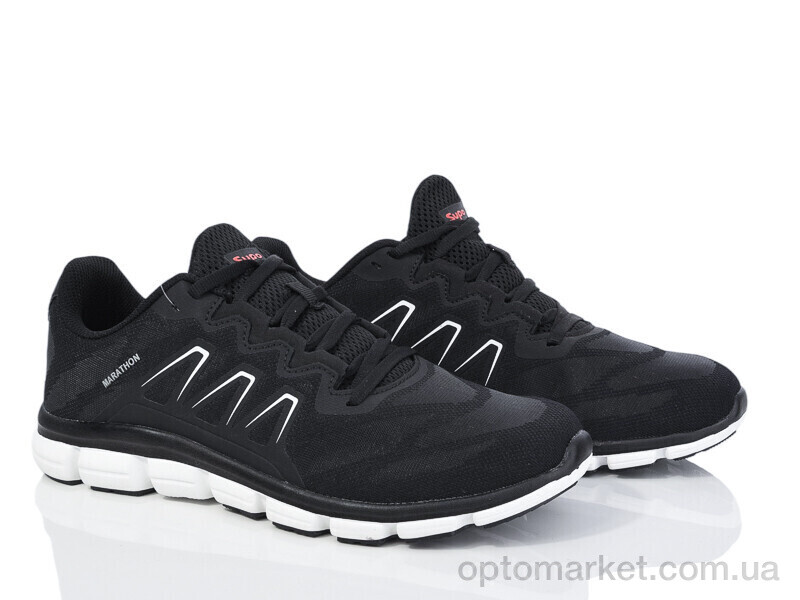 Купить Кросівки чоловічі A2830-5 Supo чорний, фото 1