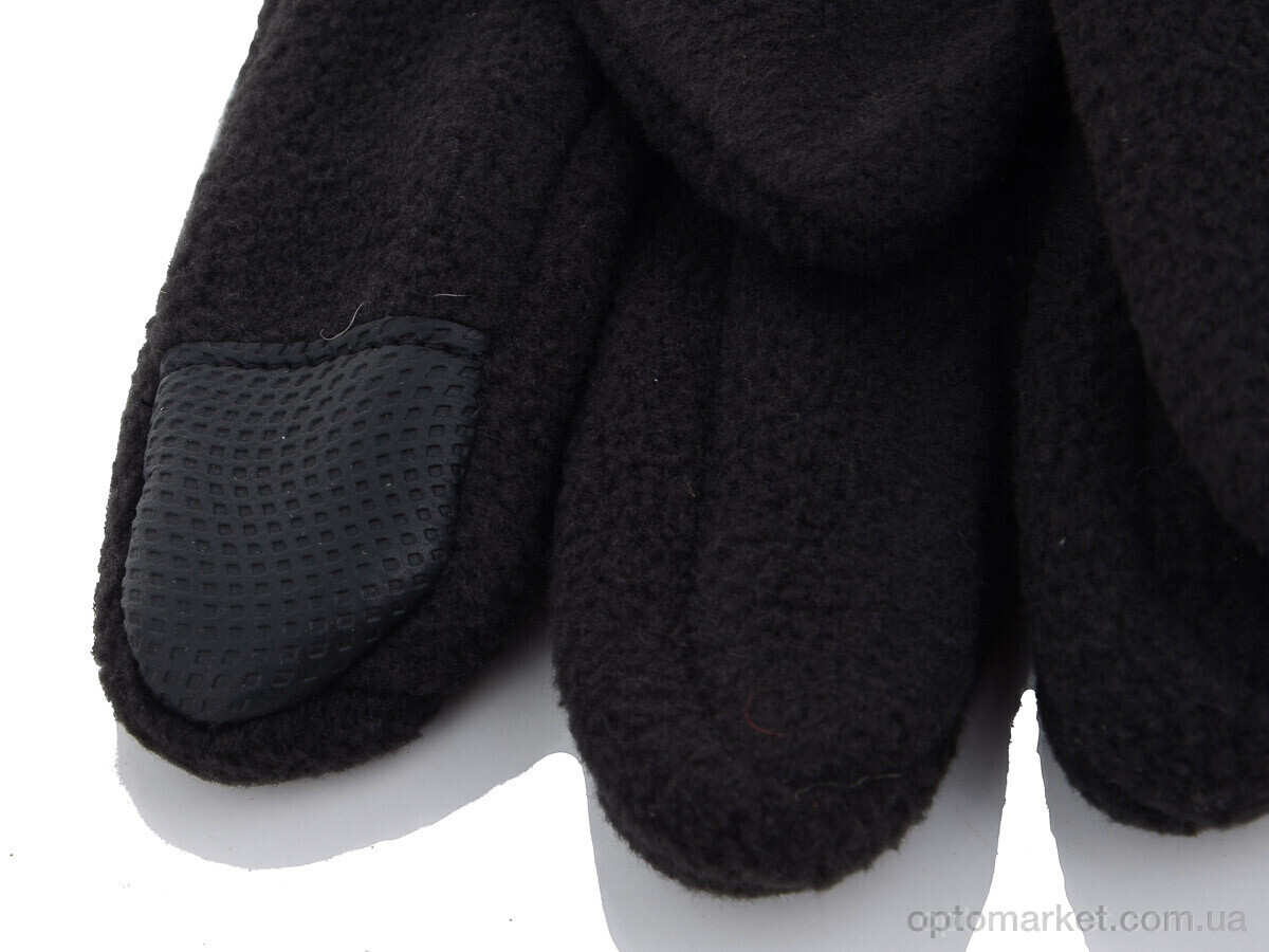 Купить Рукавички чоловічі A29-1M фліс Королева чорний, фото 2