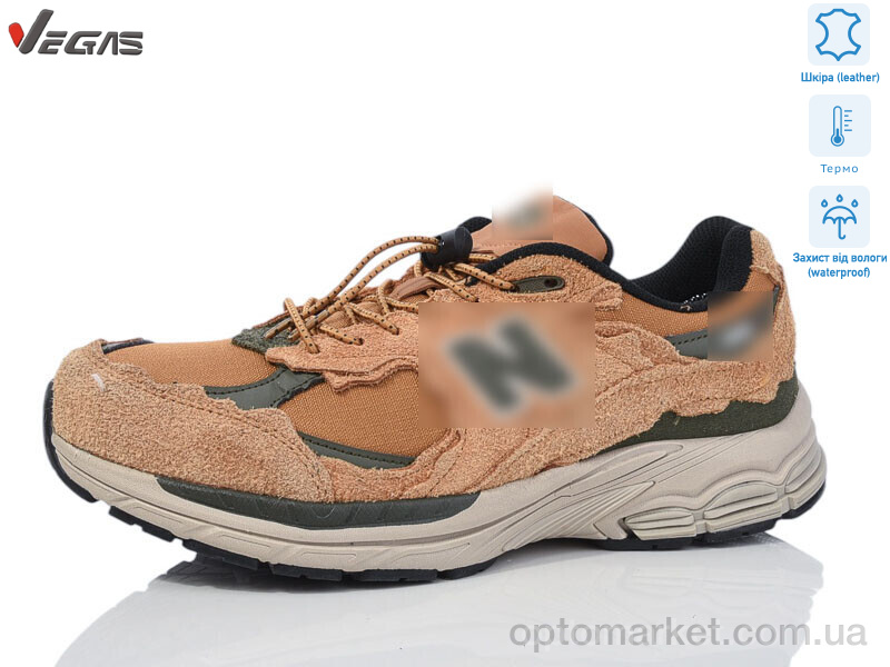 Купить Кросівки чоловічі A2905-5 термо Vegas camel, фото 1