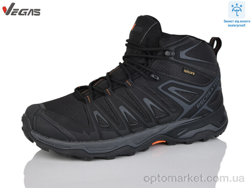 Купить Кросівки чоловічі A2932-6 Vegas чорний, фото 1