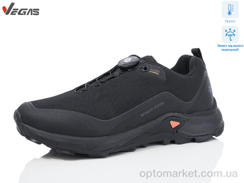 Купить Кросівки чоловічі A2935-5 термо Supo чорний, фото 1